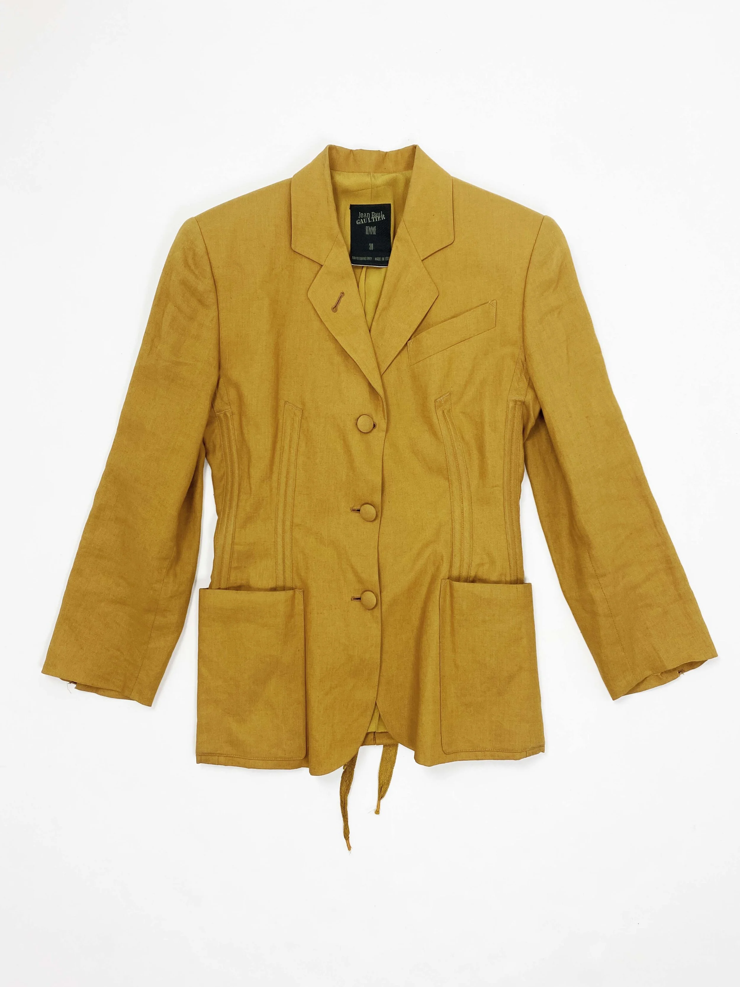 jean paul gaultier 90s moleskin-coat esnbilbao.org